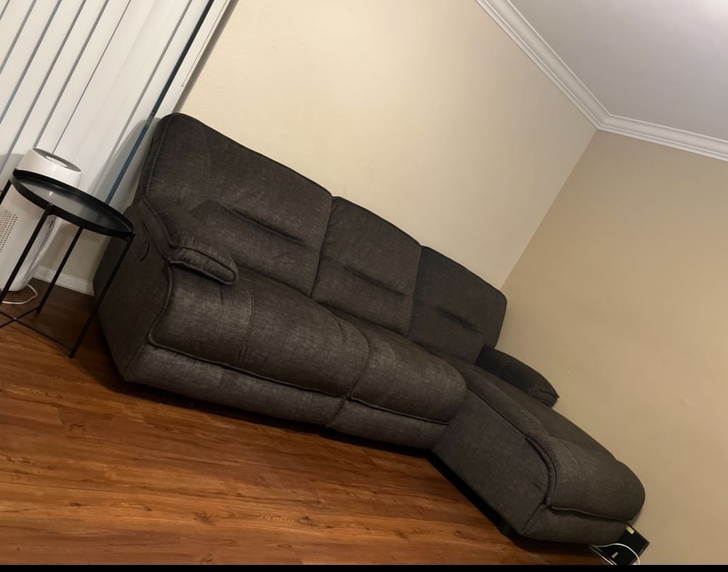 Recliner Couch/Sofa Gray