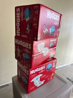 Huggies 1-2-3 diapering