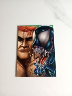 1994 Flair Marvel Venom Lives Trading Card