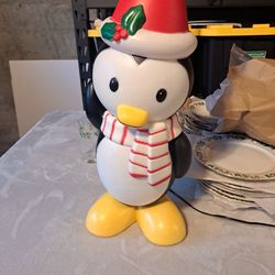 Cute Christmas Penguin Blow Mold