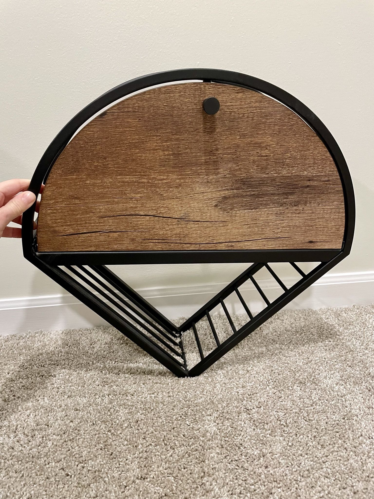 Wall mounted Nightstand W/ Shelf 