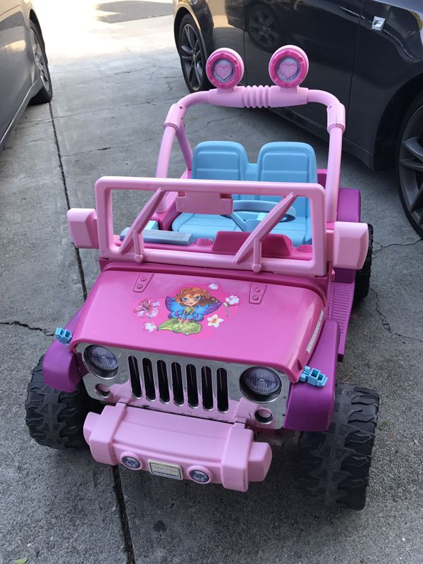 Wheels Barbie Jeep Ride On 12v Electric Car Kids For Wheels Barbie Jeep Ride On 12v Electric Car Kids