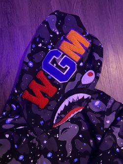 Bape hoodie space online camo