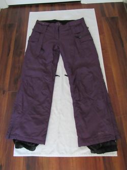 Women's Large Purple Snowboard Ski Pants, Pulse M