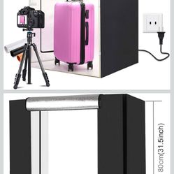 PULUZ 80cm White Light Portable Folding Photo Studio Professional Photo Fill Light Photo Photography Soft Box