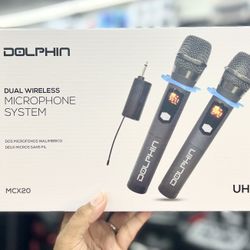 Dual UHF Wireless Microphone System