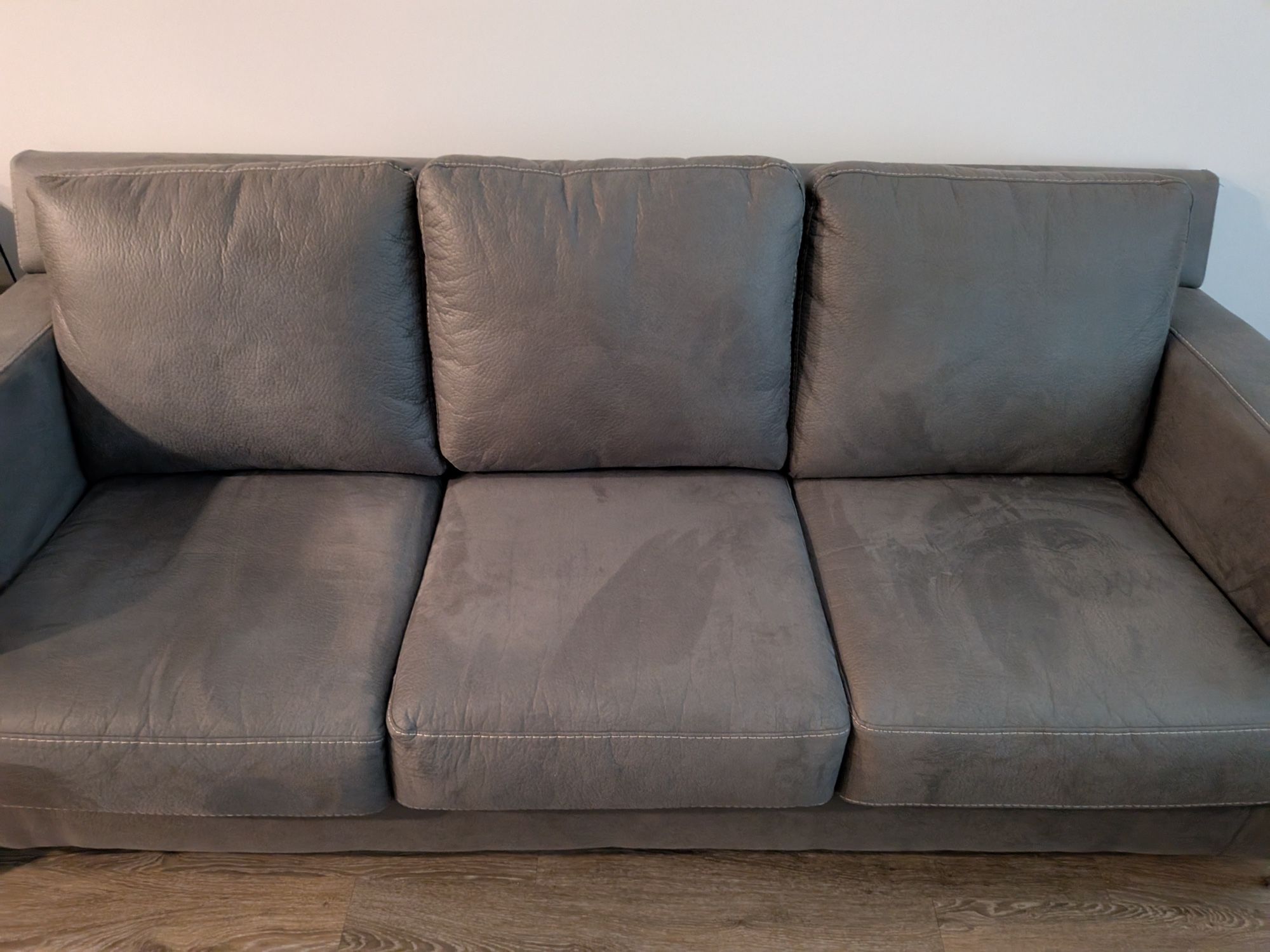 Gray Ashley Furniture Love Seat and Sofa