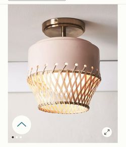 Anthropologie Flush Mount Light