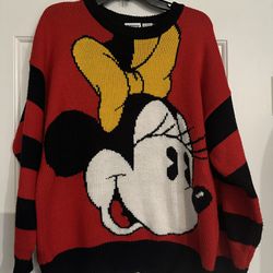 Disney Minnie Mouse Sweater L