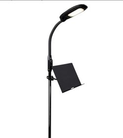 Ottlite led floor lamp with tablet or book stand