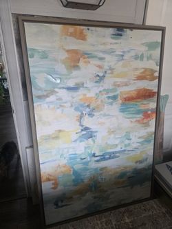 Large Coastal Colors Painting