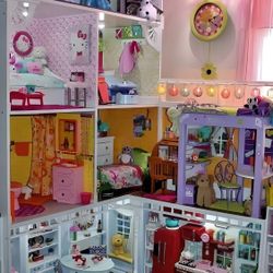 Custom made American Girl Doll House, **furniture and accessories not included**
