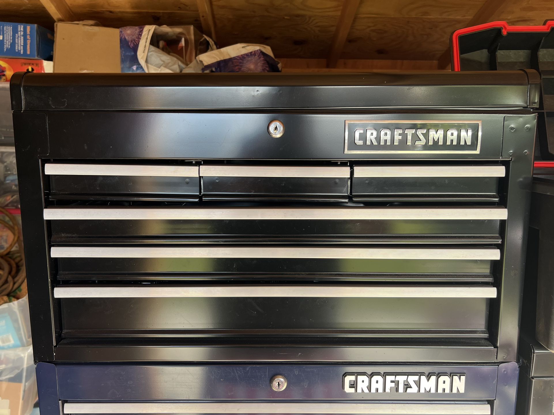 Black Craftsman Tool Box