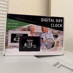 Brand new : 7 Inch Calendar Clock