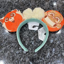 Disney Parks Turning Red Panda Mei Minnie Plush Ears Headband .  Brand New with Tags