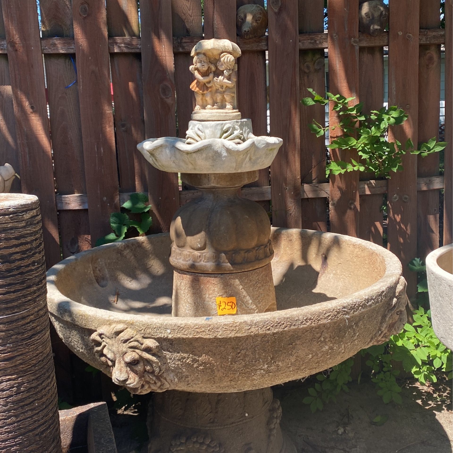 Concrete Water Fountain