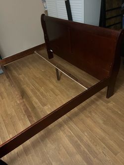 Queen size bed frame only