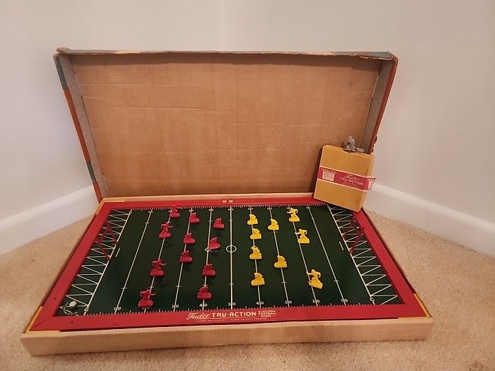 Vintage Tudor Tru-Action Electric Football Game Model No. 500 w/ Original Box