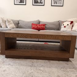 Dark brown Wood Coffee Table 