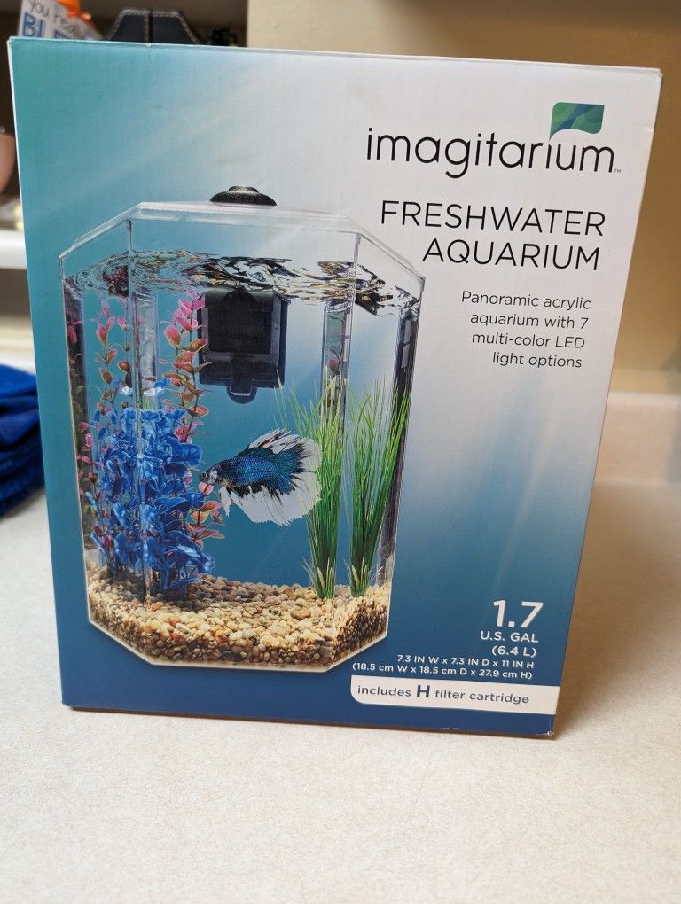 Imaginarium Freshwater Aquarium 1.7 Gallon