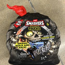 NWT Zuru Smashers Monster Trucks Toy Set