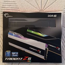 (Like New) G.SKILL Trident Z5 RGB Series 32GB (2 x 16GB) 288-Pin PC RAM DDR5 6000 (PC5 48000) Desktop Memory Model F5-6000U3636E16GX2-TZ5RK