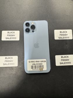 Black Friday Sale! iPhone 13 Pro Max 128gb Unlocked 
