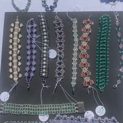 Bracelets And Anklets Swaraski Crystals And Ctzech Crystals 