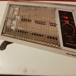 SAFE PORTABLE ELECTRIC HEATER, BRAND NEW STILL IN BOX $25.