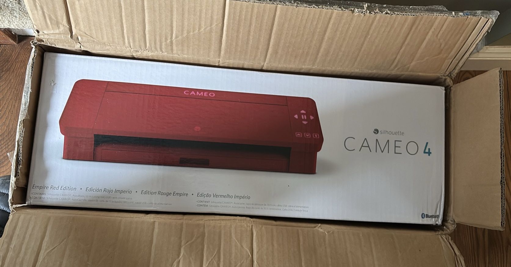 Brand New Silhouette Cameo 4 In Special Edition Red