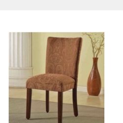 Brand new paisley dining chairs