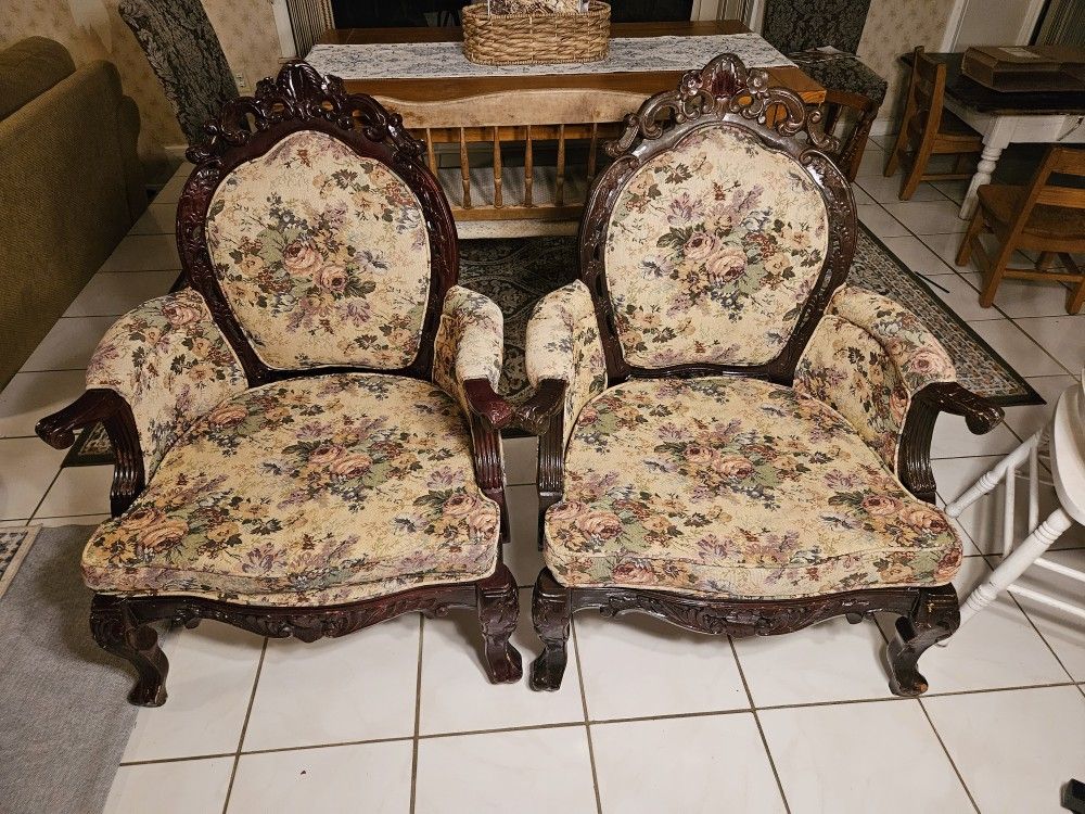 Victorian Style Accent Chairs