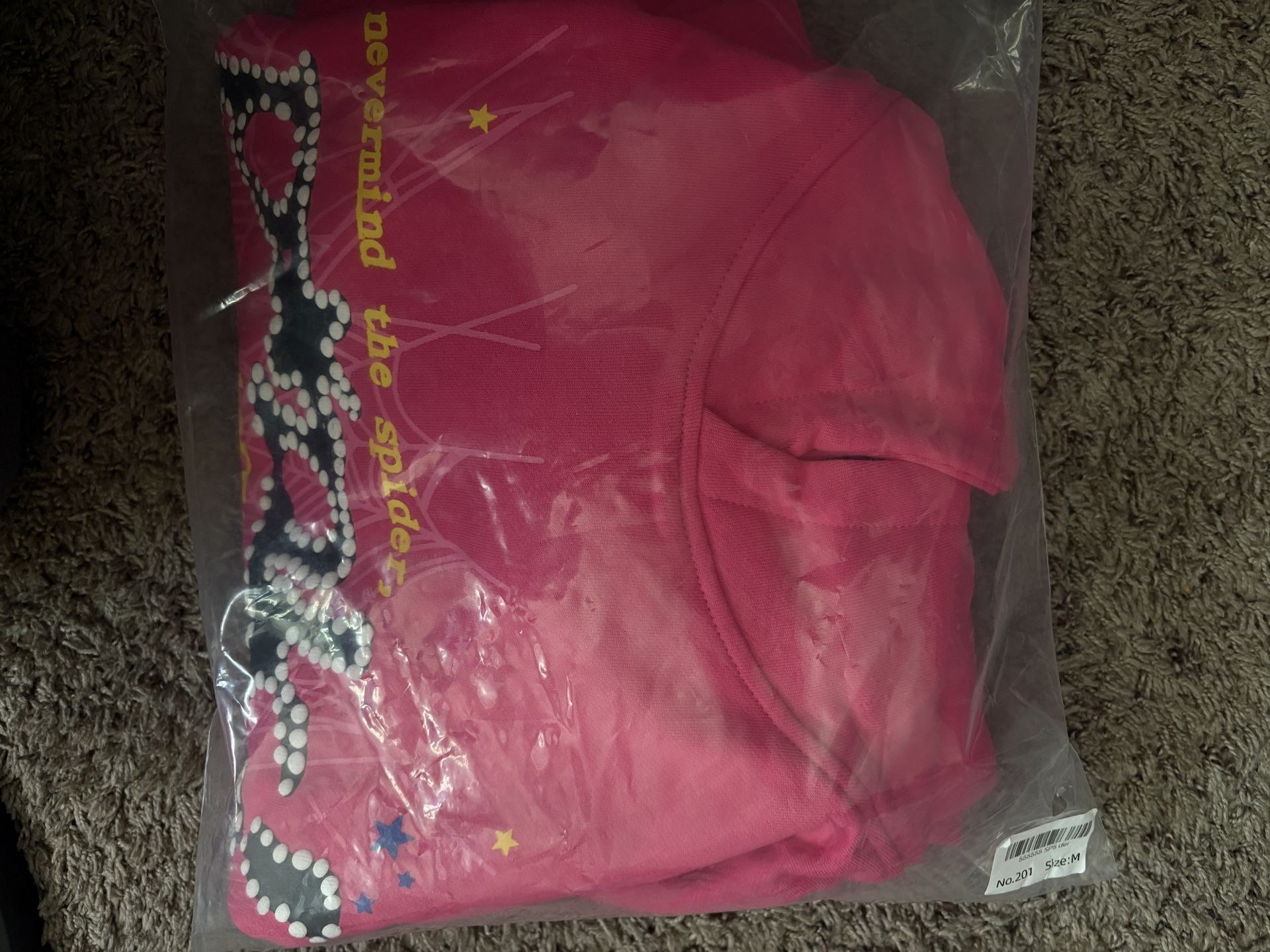 pink pink hoodie size M