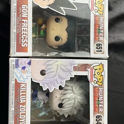 Gon And Killua Funko Pops Hunter X Hunter
