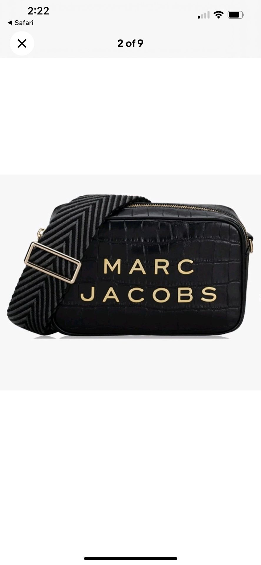 Marc Jacobs Croc crossbody