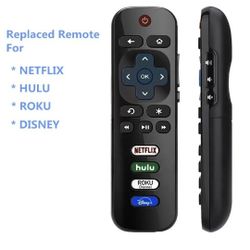 New Replaced Remote FIT For ROKU TV TCL/Sanyo/ Element/ Haier/ RCA/ LG/ Philips