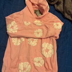 Pink Denim Tear Cotton 