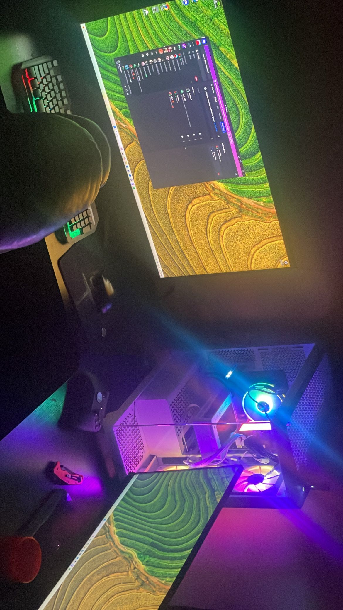 Gaming PC + 2 Monitors +xbox Elite Series 2 Controller