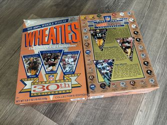 Wheaties Cereal Boxes Super Bowl