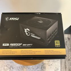 MSI 650 Watt Power Supply