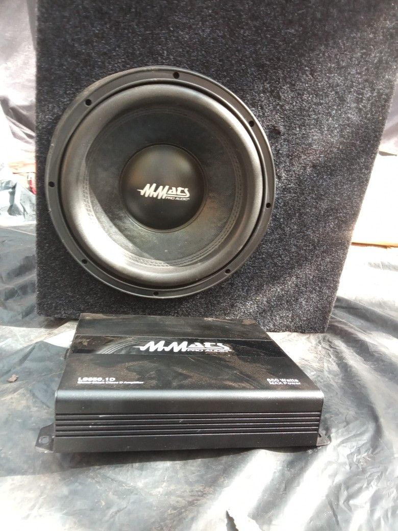 MMatts Subwoofer And Amplifier $80