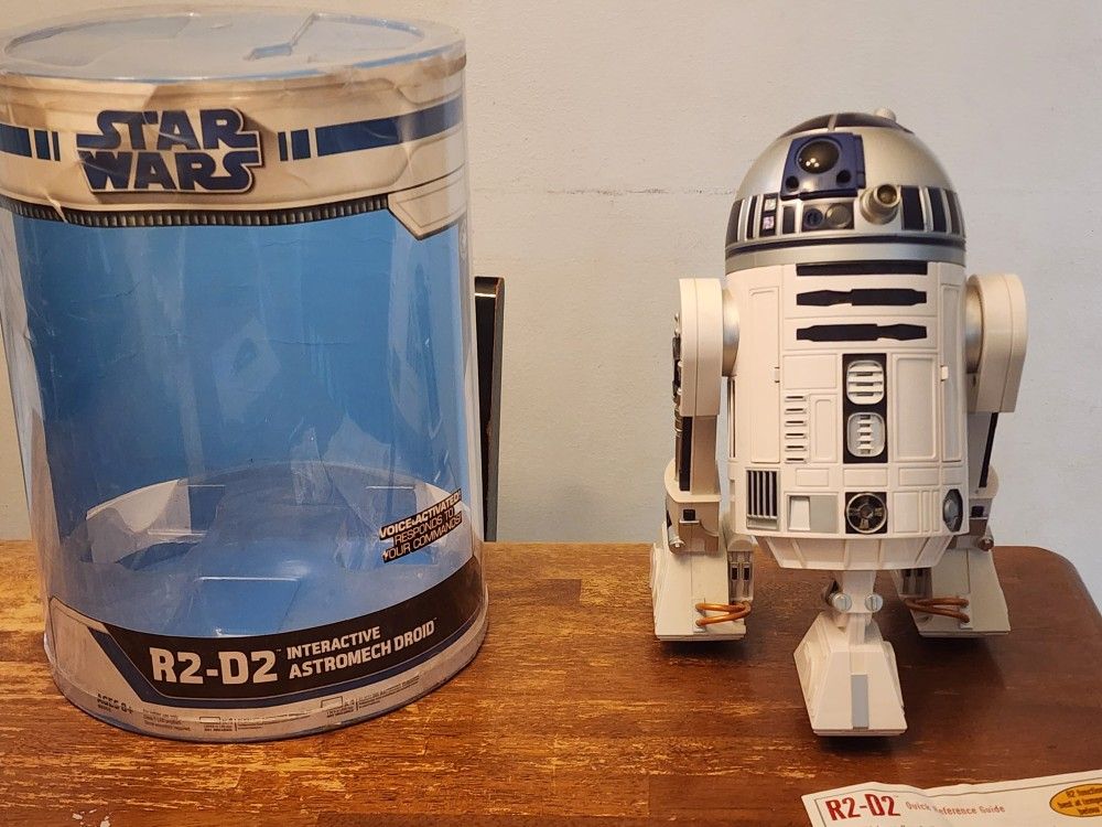 2002 Hasbro Star Wars R2 D2 Voice Activated 16 Astromech Droid