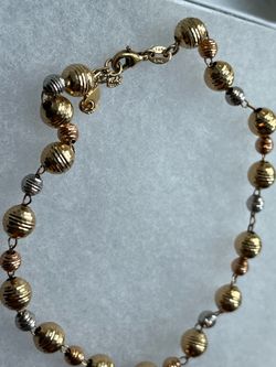 14k ankle bracelet