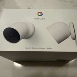 Google Nest Cam Outdoor / Indoor, Battery - 2 Pack