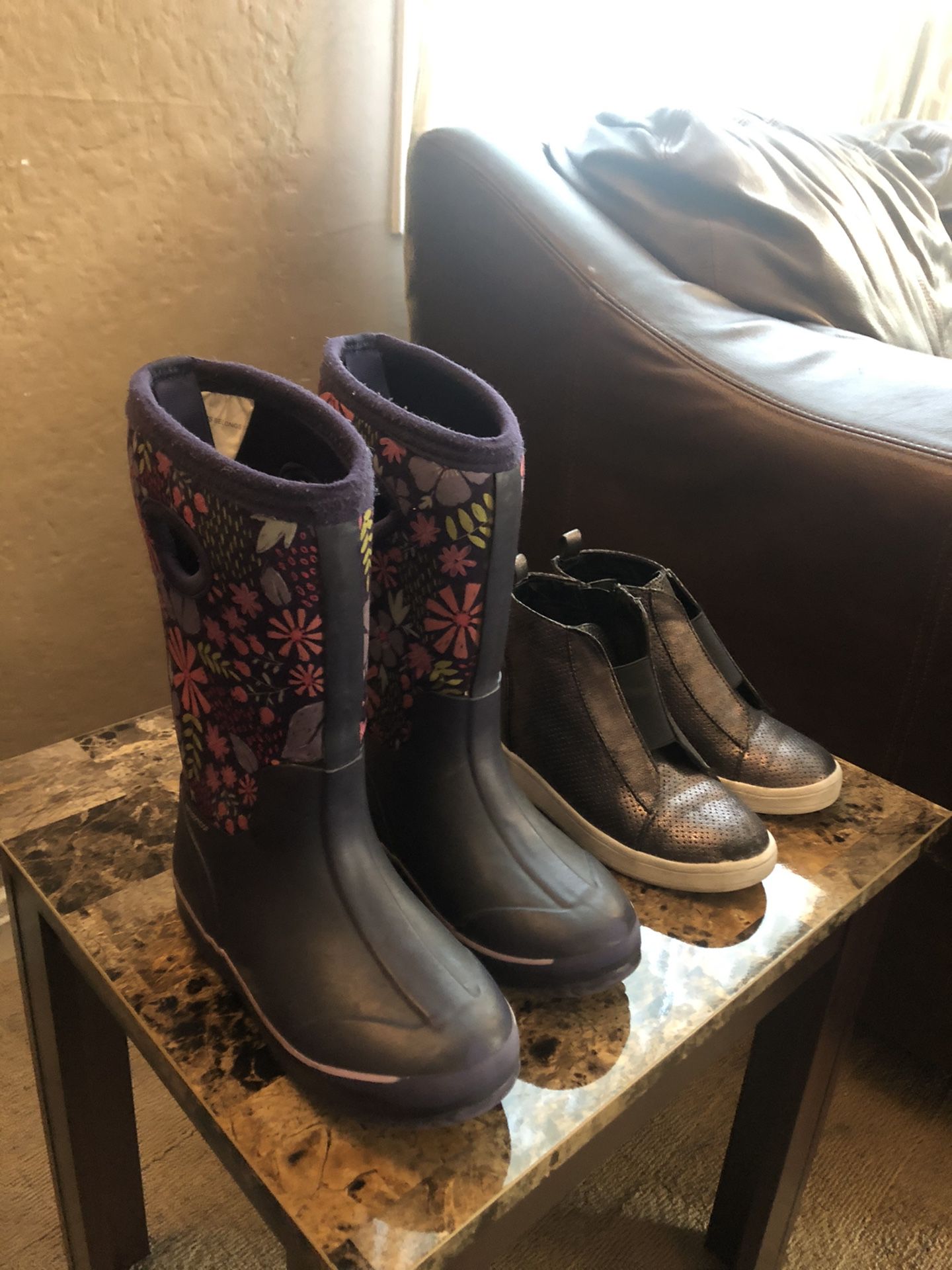Rain boots for girls size 13