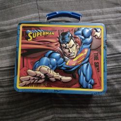 Tin Box Superman Lunch Box 