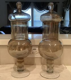 Glass Decorative Jars With Lids