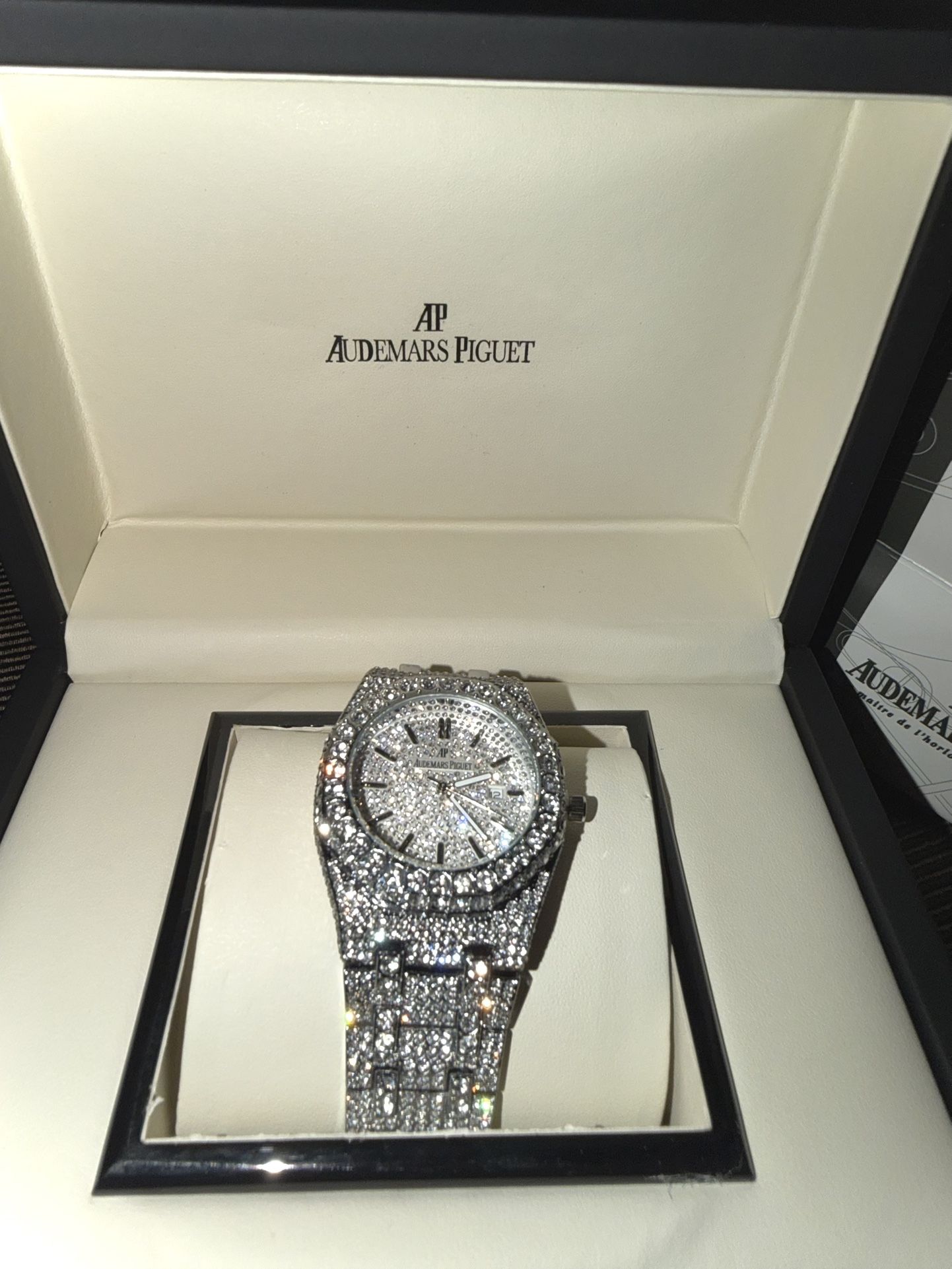 BRAND NEW ICED OUT AP WATCH WITH BOX