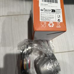 measuring cups and magnetic measuring spoons set, stainless steel measuring cups, 6 double-sided stainless steel measuring spoons & 1 leveler (12)