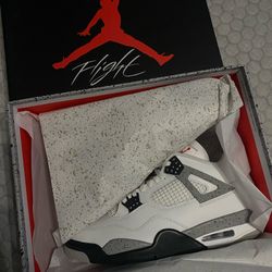Jordan 4 white cement 